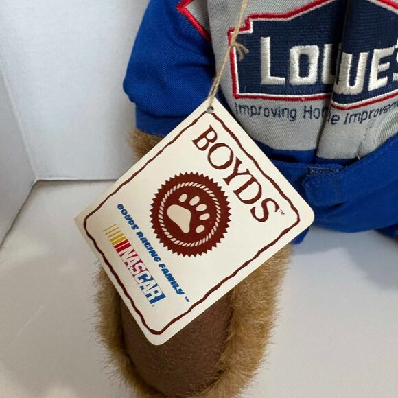 Boyds Bears NASCAR #48 Jimmie Johnson Lowe’s Racing Plush Bear w/ Tags - Picture 4 of 5